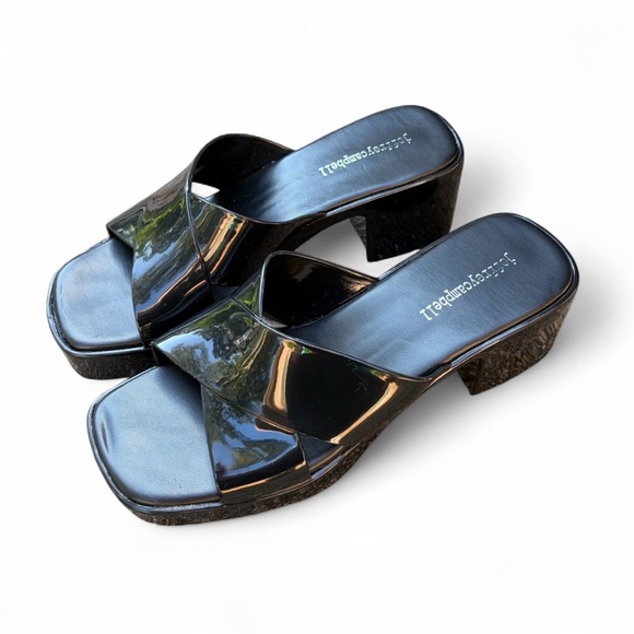 Jeffrey Campbell Bubblegum Block Platform Heels Black Size 8 - Picture 9 of 15